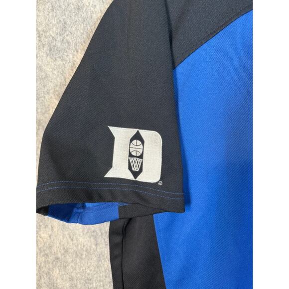 Nike Elite Duke University Basketball Short Sleeve Warm Up Button Jersey - Med - Picture 4 of 10